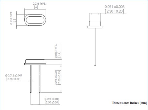 欧美Abracon高精度车载晶振ABL6M,ABL6M-26.000MHZ-D-2Y-T插件晶振