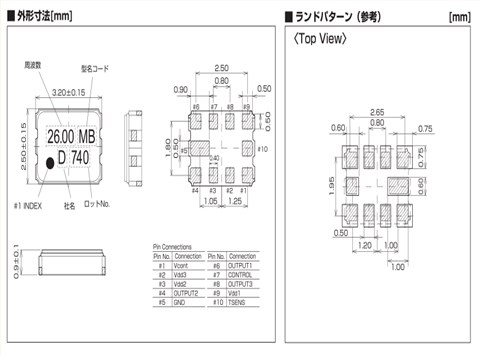 日本大真空晶体,压控温补晶振,DSA322MB晶振,DSA322MA晶振