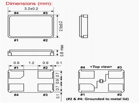 进口GEYER晶振,无人机摄像模块晶振,12.88627环保无铅晶体