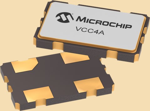 Microchip晶振,VCC4A-B3D-24M5760000TR,5032mm,6G以太网晶振