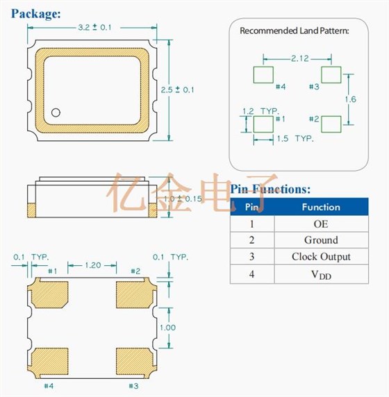 FK-3.3V 3.2_2.5 CMOS