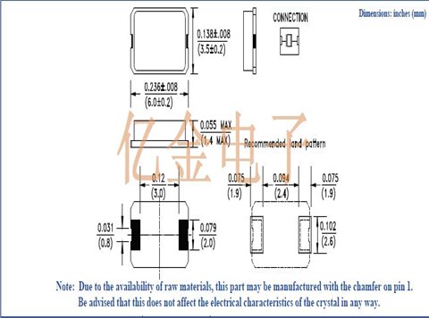 ABM7-13.52127MHZ-10-R50-D4Q-T,6035陶瓷晶振,ABRACON谐振器