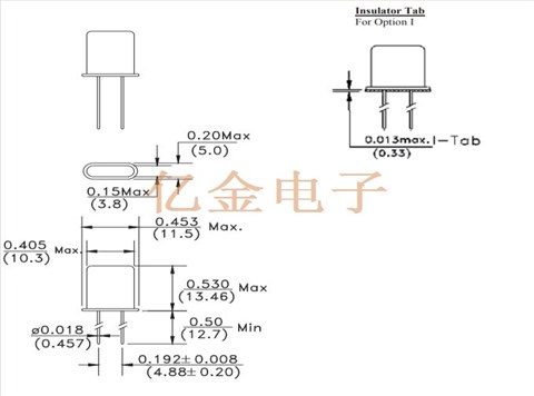 AB-2.000MHZ-B2,Abracon插件晶振,49U封装晶振