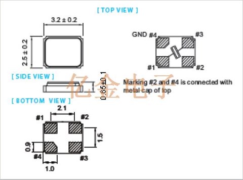 OXEWDLLANF-96.000000,Taitien有源晶振,3225石英贴片晶振