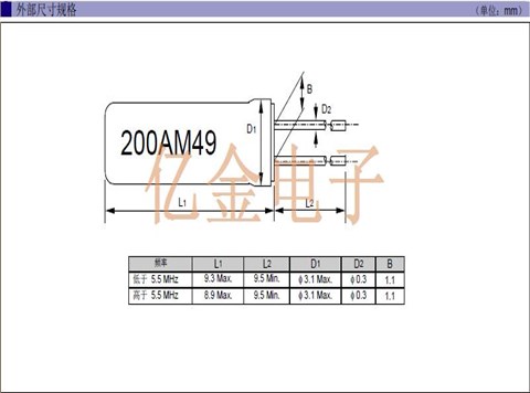 CA-30116.0000M-C:PBFREE,圆柱插件晶振,Epson电子应用晶振