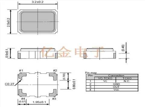 TG3225CEN 40.0000MHz-FGNNM,EPSON振荡器,智能应用晶振