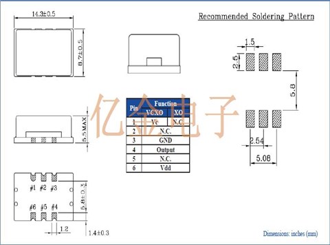 ABLJO-V-125.000MHz,航空电子设备晶振,VCXO压控晶振