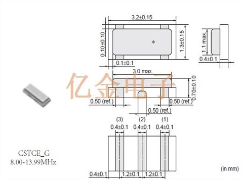CSTNE8M00G55A000R0,日本muRata村田晶振,宽温晶振