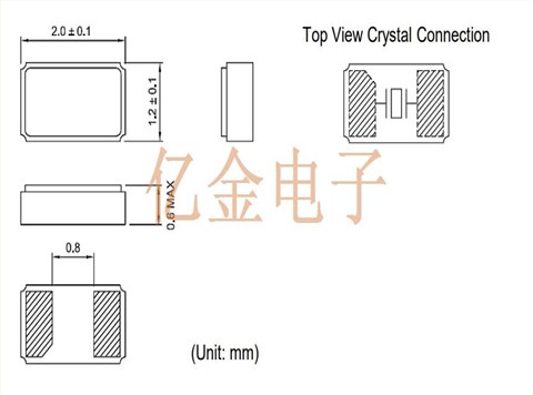 9HT11-32.768KDZC-T,RTC实时时钟晶振,32.768K音叉晶振